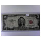 1953 $2 Red Seal Federal Reserve Note