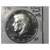 1970-S 40% Silver Proof Kennedy Half Dollar