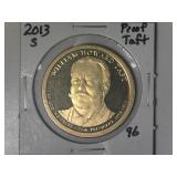 2013-S Taft Presidential Proof Dollar