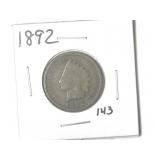 1892 Indian Head Cent
