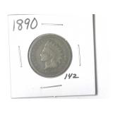 1890 Indian Head Cent