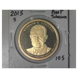 2015-S Johnson Presidential Proof Dollar