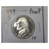 1999-S Proof Jefferson Nickel