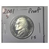2001-S Proof Jefferson Nickel