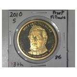 2010-S Fillmore Presidential Proof Dollar
