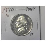 1970-S Proof Jefferson Nickel
