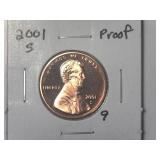 2001-S Proof Lincoln Memorial Cent