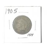 1905 Indian Head Cent