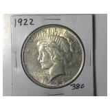 1922 Peace Silver Dollar