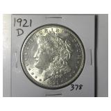 1921-D Morgan Silver Dollar