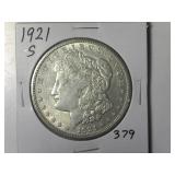 1921-S Morgan Silver Dollar