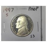 1997-S Proof Jefferson Nickel