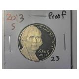 2013-S Proof Jefferson Nickel