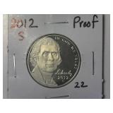 2012-S Proof Jefferson Nickel