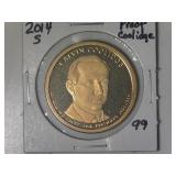 2014-S Coolidge Presidential Proof Dollar