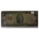 1928 D $2 Red Seal Federal Reserve Note