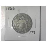 1866 Shield Nickel