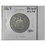 1869 Shield Nickel