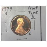 1979-S Type 2 Proof Lincoln Memorial Cent