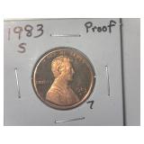 1983-S Proof Lincoln Memorial Cent