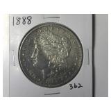 1888 Morgan Silver Dollar