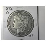 1886-O Morgan Silver Dollar