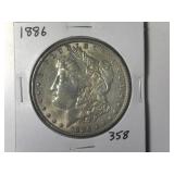 1886 Morgan Silver Dollar