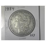 1884 Morgan Silver Dollar