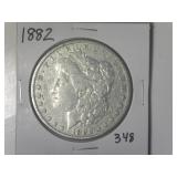 1882 Morgan Silver Dollar