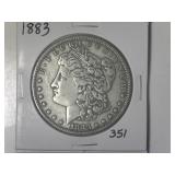 1883 Morgan Silver Dollar