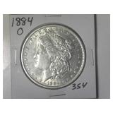 1884-O Morgan Silver Dollar