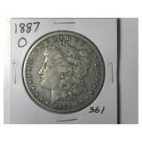 1887-O Morgan Silver Dollar