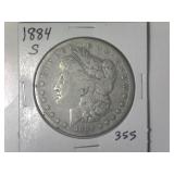 1884-S Morgan Silver Dollar