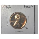 1962 Proof Lincoln Memorial Cent