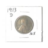 1913 -D Lincoln Wheat Cent