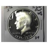 1976-S 40% Silver Proof Kennedy Half Dollar