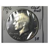 1976-S Clad Proof Kennedy Half Dollar