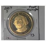 2007-S Washington Presidential Proof Dollar