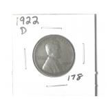 1922-D Lincoln Wheat Cent