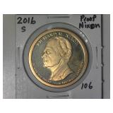 2016-S Nixon Presidential Proof Dollar