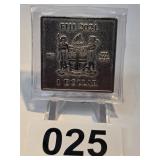 Fiji 2021 Coke Silver Square Bar Tribute