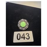 .925 Sterling Silver Mexico Silver World Brooch/Pn
