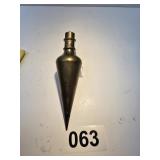 Vintage General Hardware Brass Plumb Bob No. 800