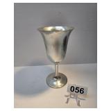 .925 Sterling Silver Monogram Water Goblet