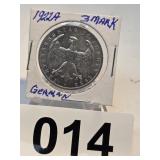 1922 A 3 Mark Germany Coin