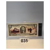 $2 Bill Colorized