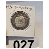1936 Gettysburg Half Dollar