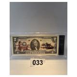 $2 Bill Colorized