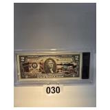 $2 Bill Colorized