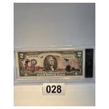 $2 Bill Colorized